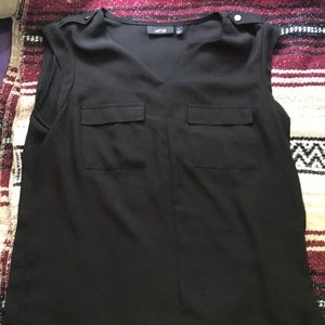 Black business blouse